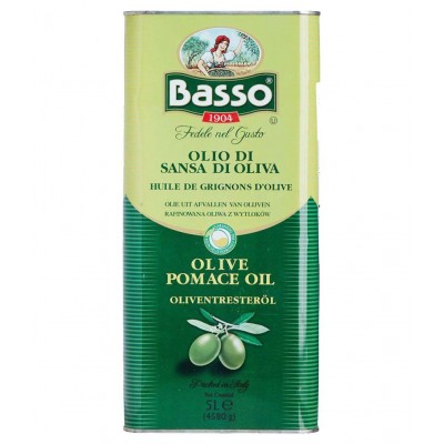 Масло оливковое Olio di Sansa Pomas 5000 г